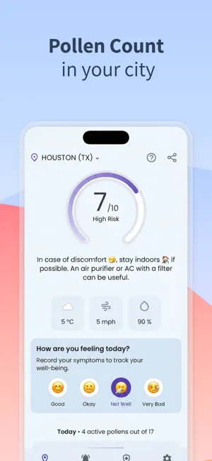 Pollen Count & Forecast screenshot 1