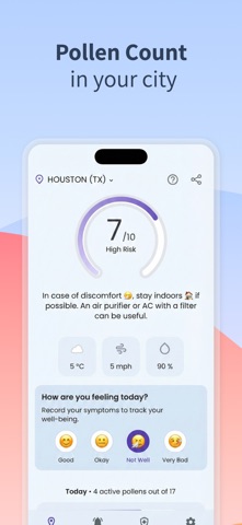 Pollen Count & Forecast Screenshot 1 of 6