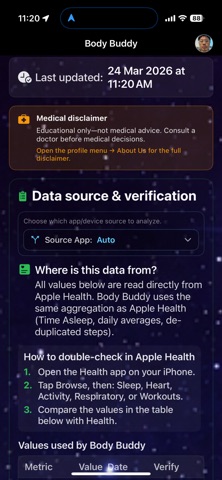 Body Buddy screenshot