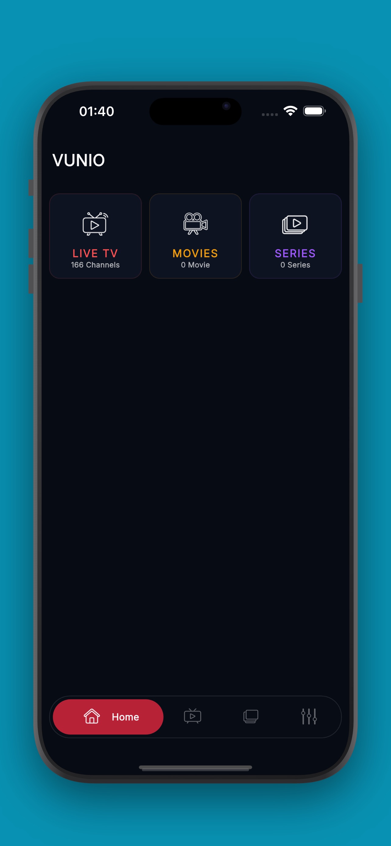 Screenshot 1 of Vunio - Media Player