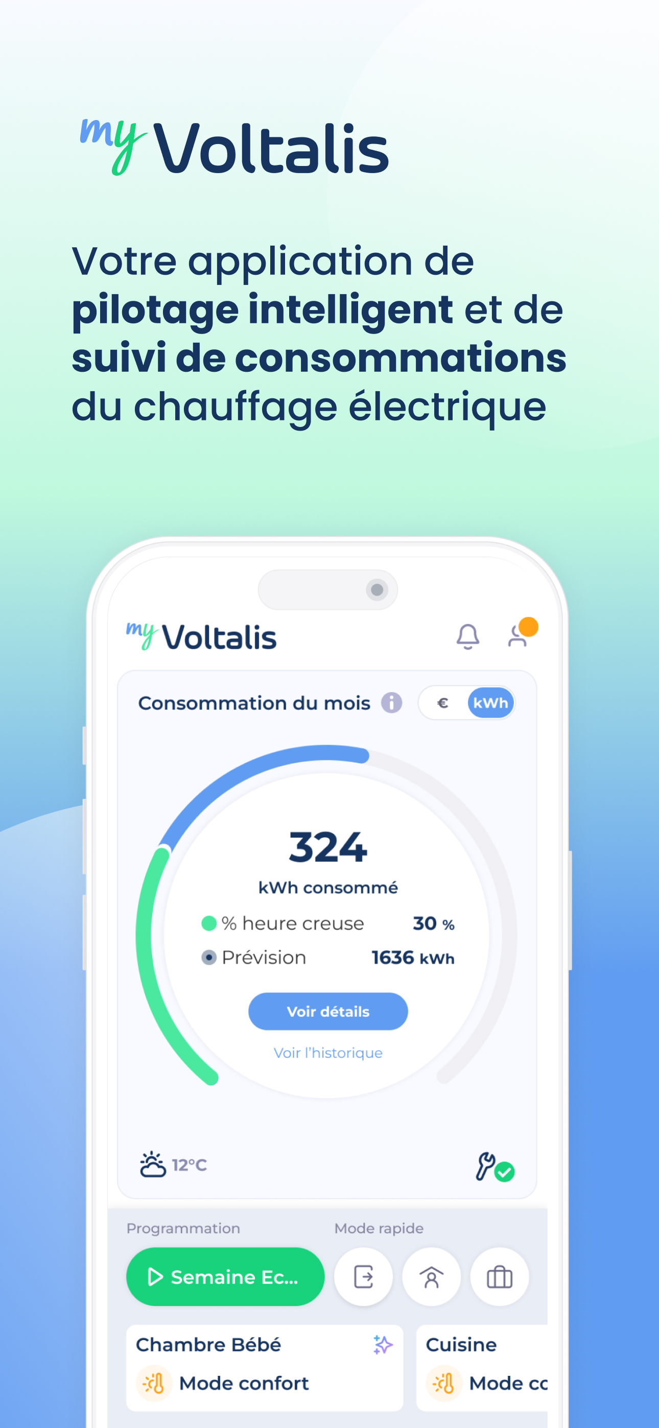 MyVoltalis – Pilotage Élec