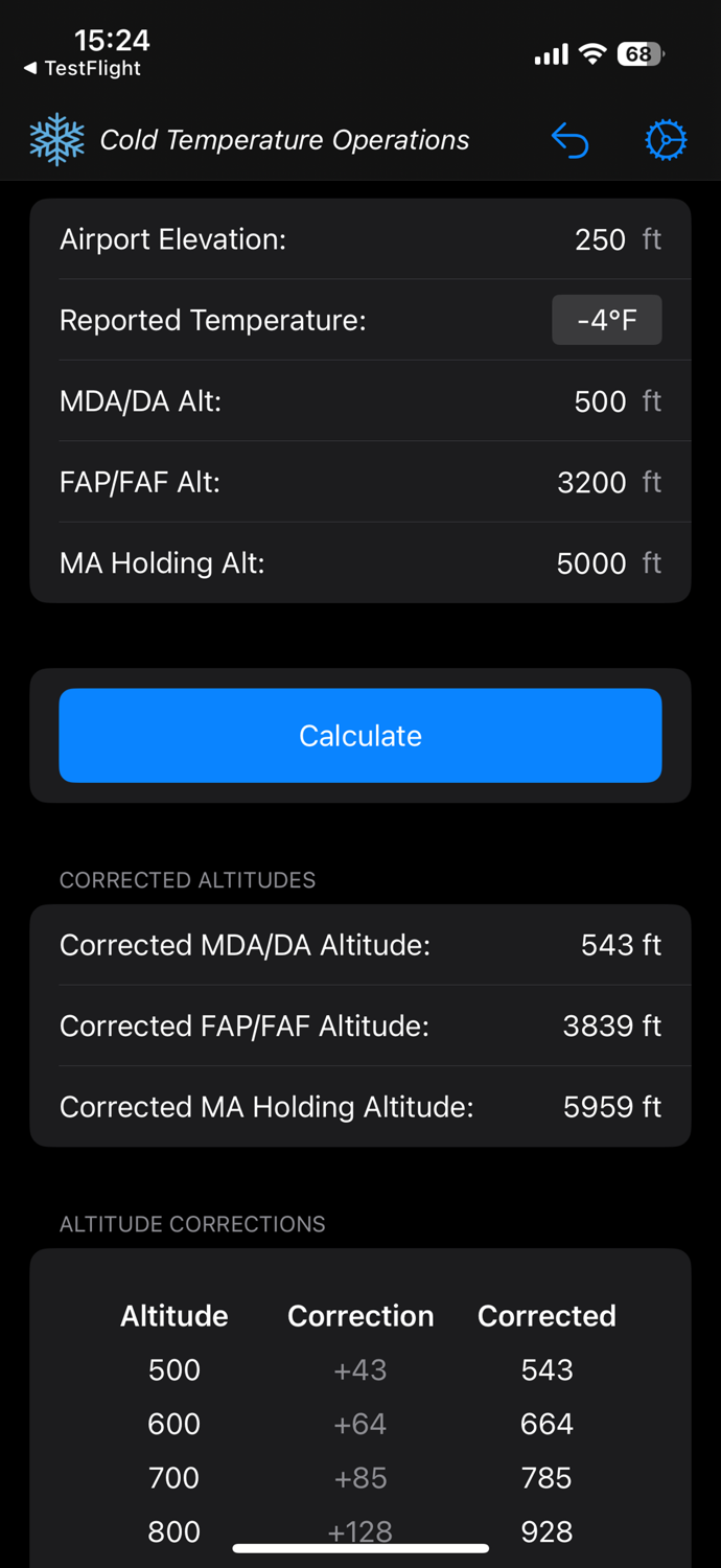 Cold Temperature Operations