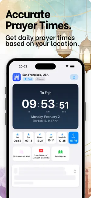 Adhan Times Prayer Times screenshot 2