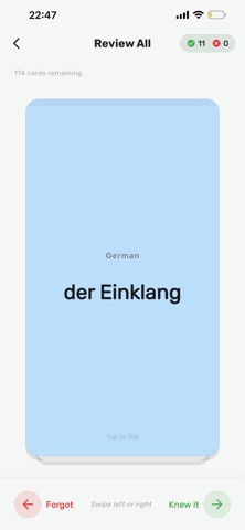 Mein Wortschatz auf Deutsch screenshot