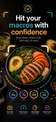 Calorie Food Scanner & Tracker iPhone screenshot