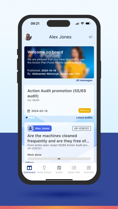 Screenshot #2 pour Action Plan Pulse