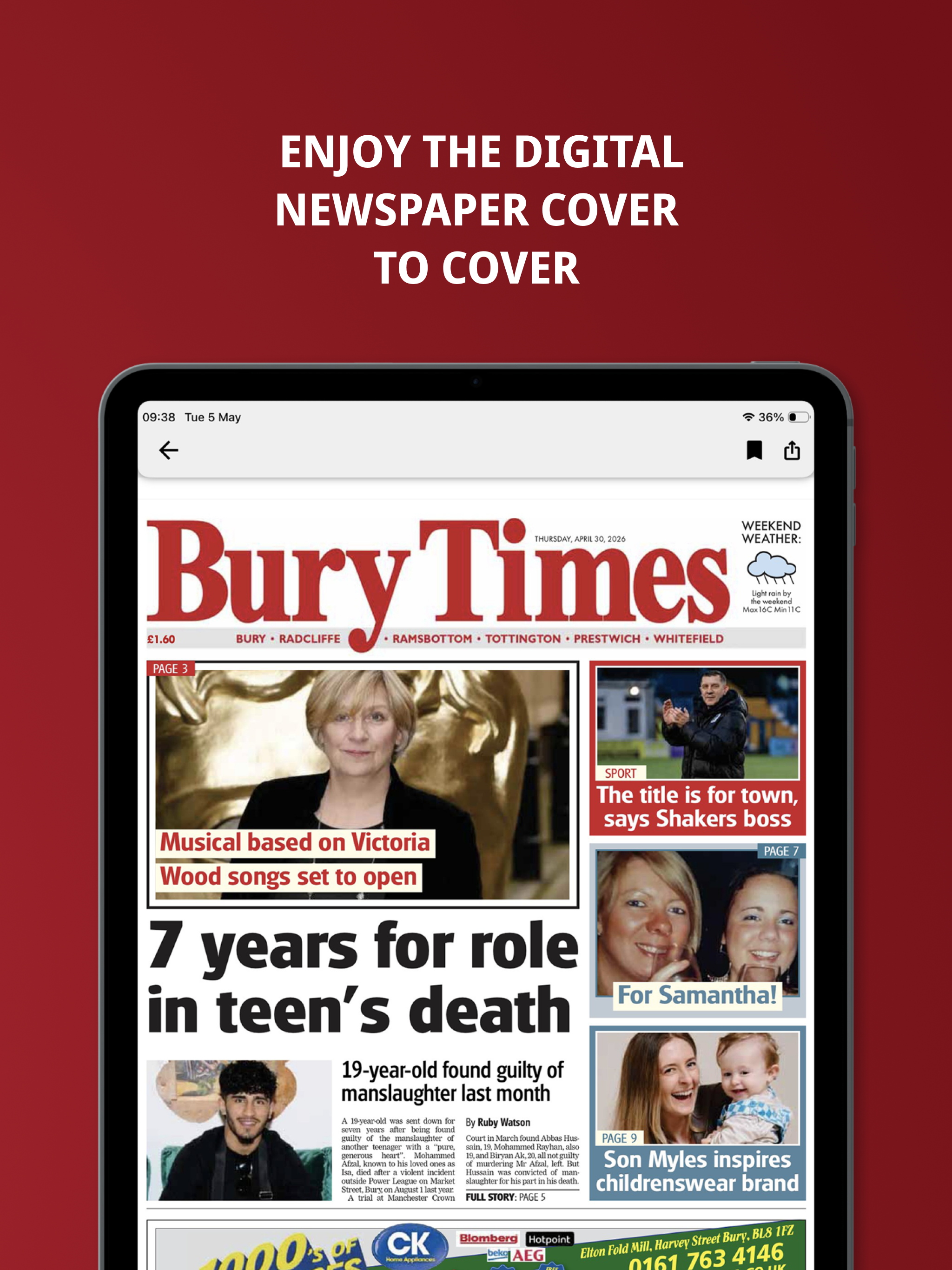 Bury Times screenshot 8
