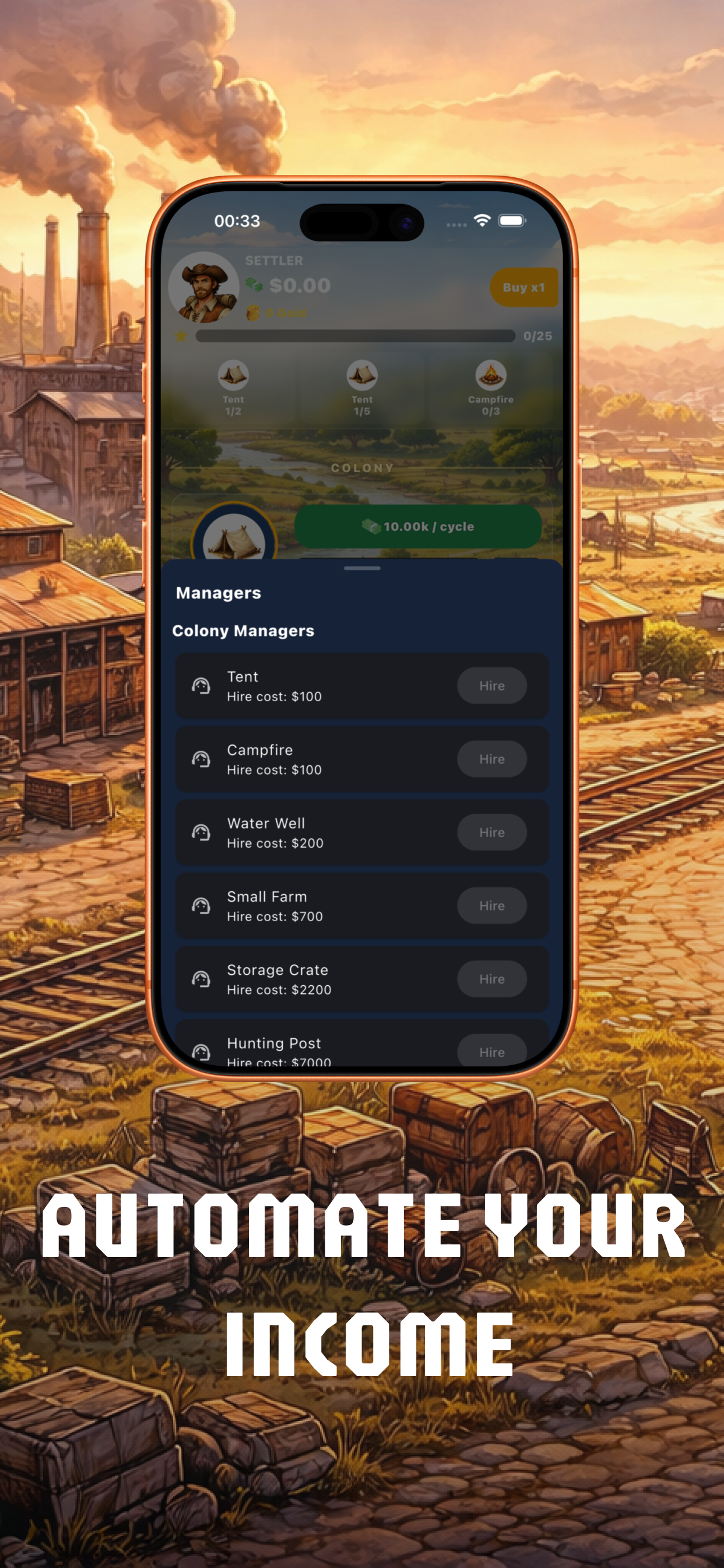 Idle Empire: Rise of America screenshot 3