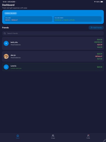 NomadWise iPad screenshot