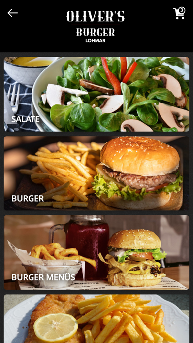 Olivers Burger app screenshot 2