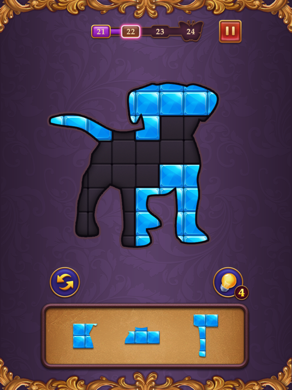 Block Puzzle: Diamond Star iPad screenshot 5 - Games app