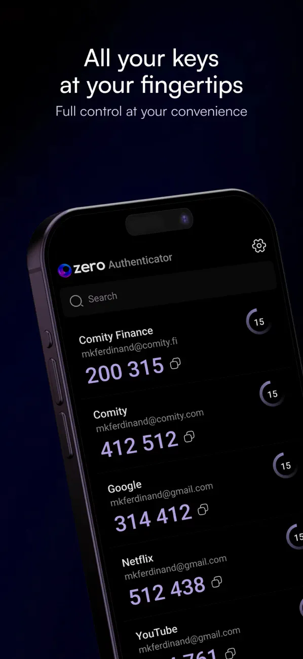 #1. Zero Authenticator (iOS) Podle: Blackrock Software s.r.o.