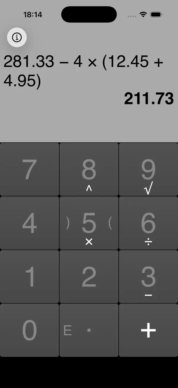 Screenshot #2 pour FastCalc lite