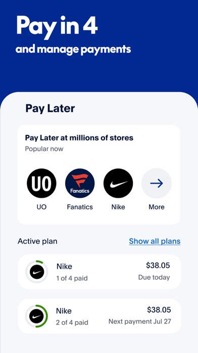 PayPal - Pay, Send, Save Screenshot