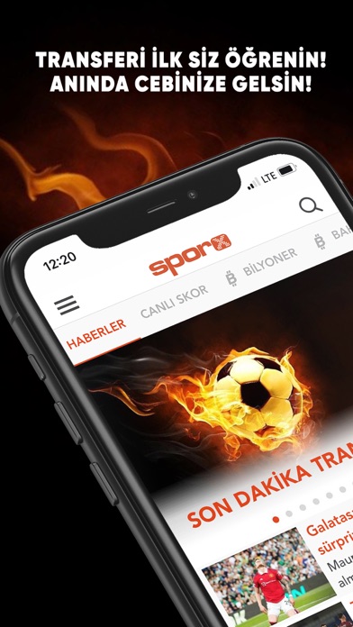Screenshot #1 pour Sporx - Spor Haber, Canlı Skor