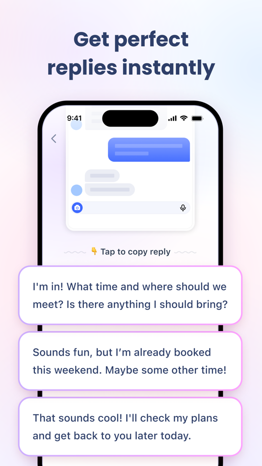 #3. UpTalk - AI Reply Assistant (iOS) 由: Hazumi Inc.