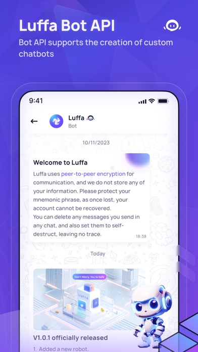Luffa:Secure Encrypted Chat Screenshot