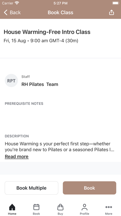Restoration House-Pilates Screenshot