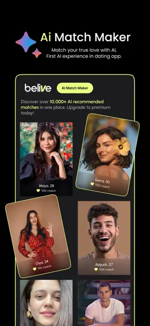 Belive Dating - Ai Match. Date screenshot 2
