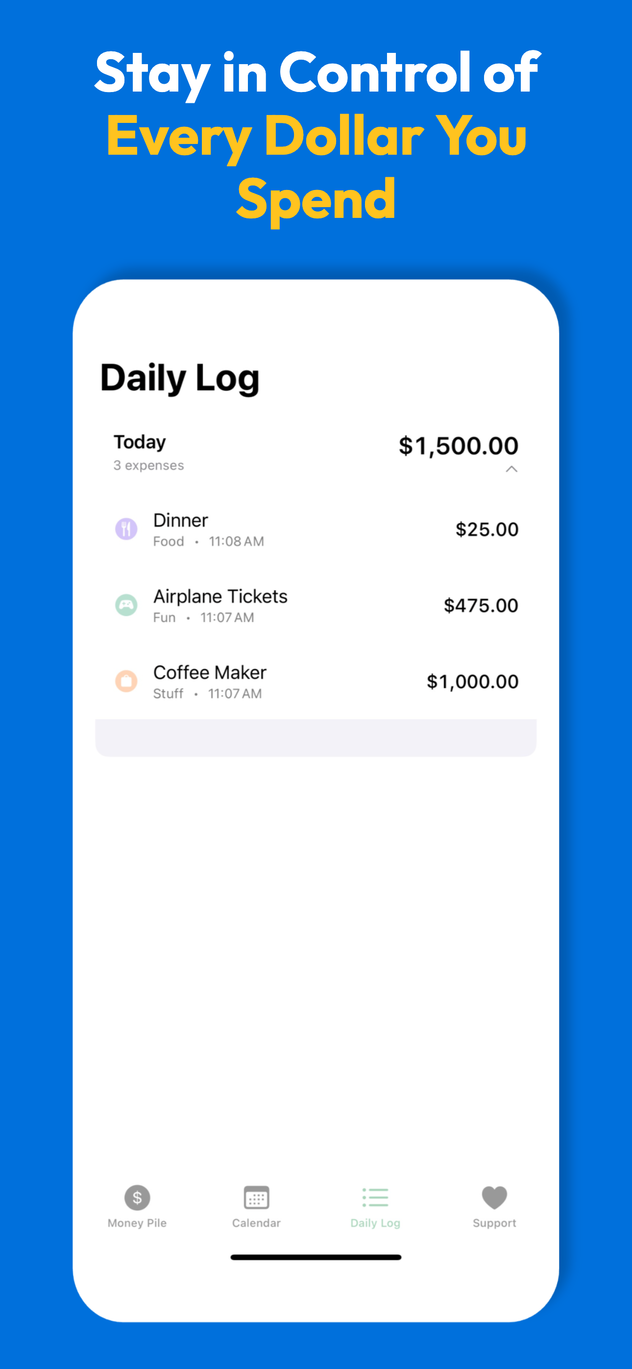 Money Tracker & Saver