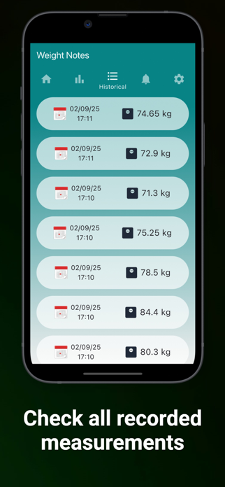 Weight Notes Screenshot 8 of 8
