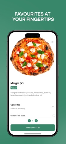 munja pizza iPhone screenshot