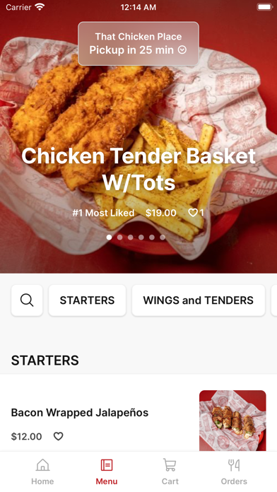 That Chicken Place iPhone screenshot 2 - Food & Drink app