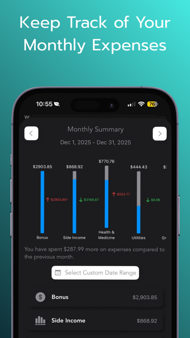 SpendMaster iPhone screenshot 5 - Finance app