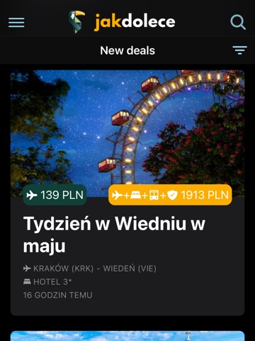 Jakdolece tanie loty i wakacje iPad screenshot
