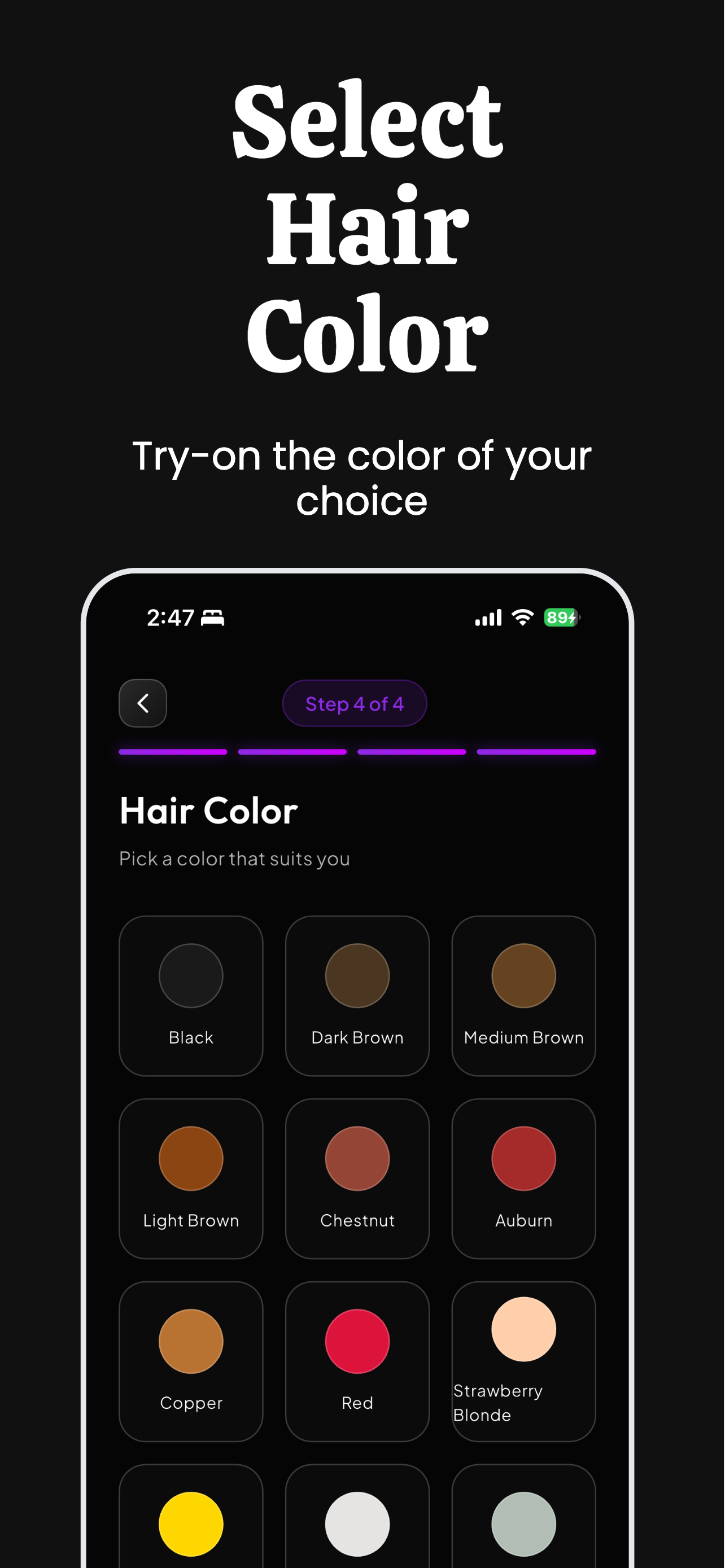 AI Hairstyle and Beard Try-on