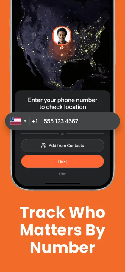 Screenshot 3 di 6 di Famircle: Find Family, Phone