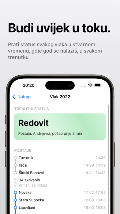 Vlakovi HR iPhone screenshot 5 - Travel app
