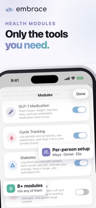 Embrace Family Health Tracking screenshot 5