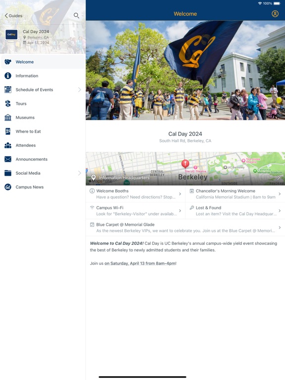 Screenshot #4 pour UC Berkeley / Cal Event Guides