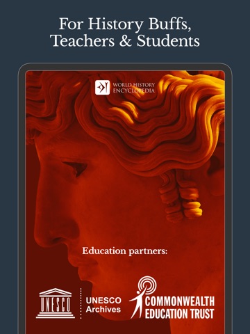 World History Encyclopedia iPad screenshot