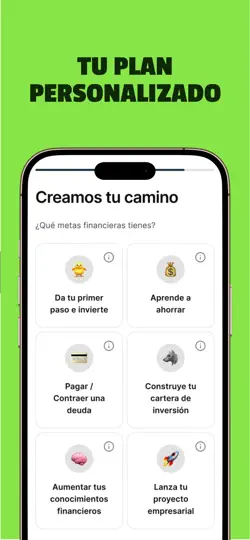 Captura de pantalla de Finanz: Finanzas Personales en iPhone 2