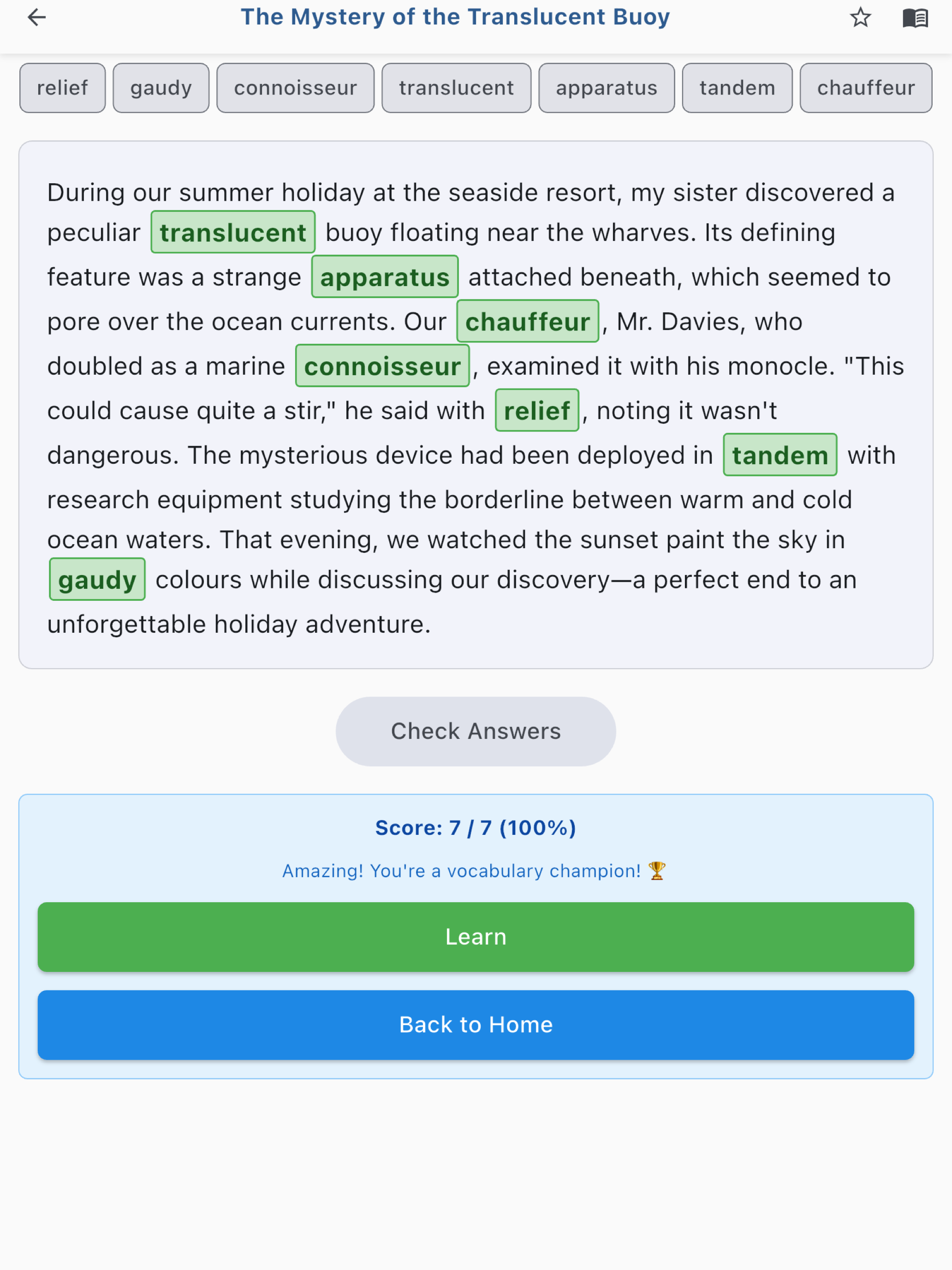 11+ Vocabulary screenshot 15