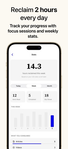 unscroll - Screen Time Control Screenshot 4 of 6