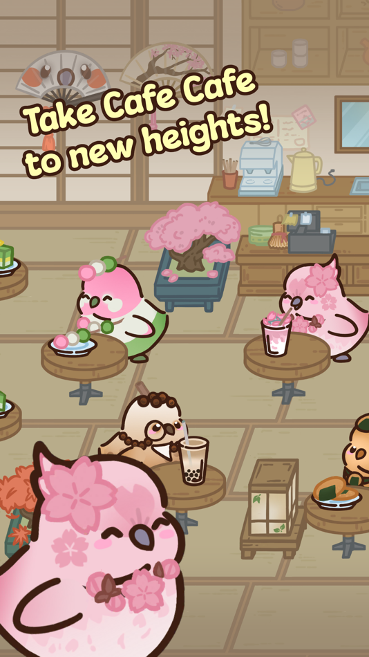 #3. Cafe Cafe: Idle Bird Collector (iOS) Podle: CHONKSOFT