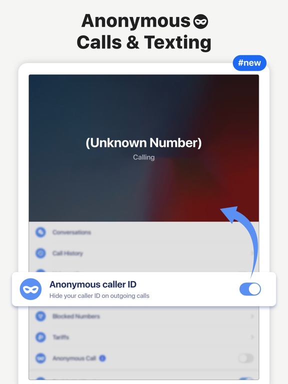 2nd Line - Second phone number iPad screenshot 7 - Business app