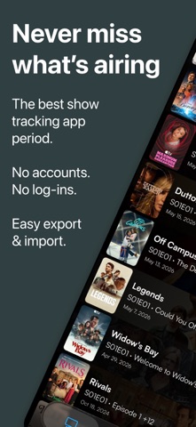 ScreenQ - TV Tracker Screenshot 1 of 8