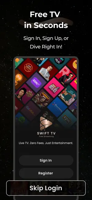 Swift TV screenshot 1