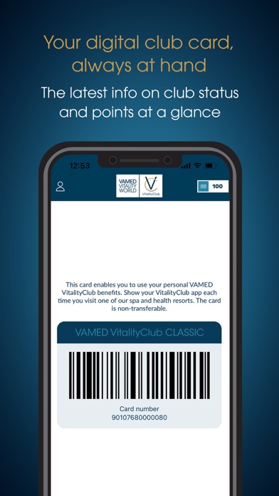 VAMED VitalityClub app Screenshot