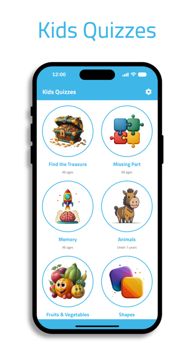 Kids Quizzes. Screenshot