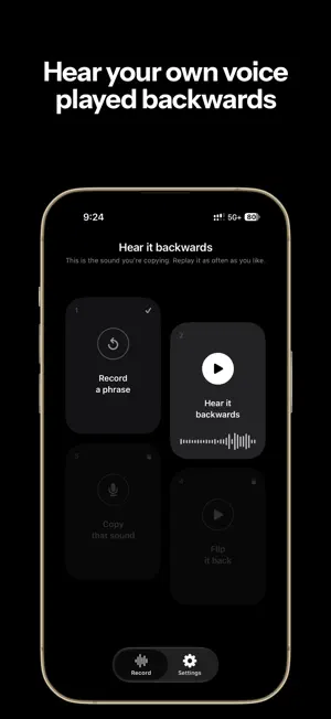 Reverse Singing Audio Player screenshot 3