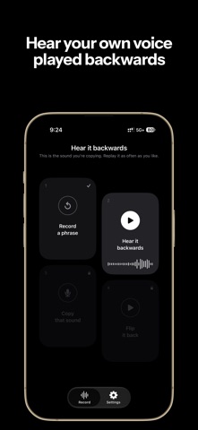 Reverse Singing Audio Player Screenshot 3 of 5