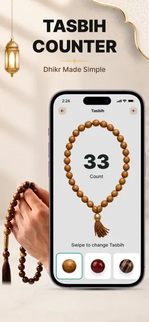 Tasbih Counter - Dhikr Beads screenshot 1