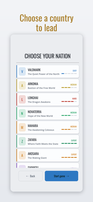 Sovereign: Nation Simulator Screenshot 6 of 7