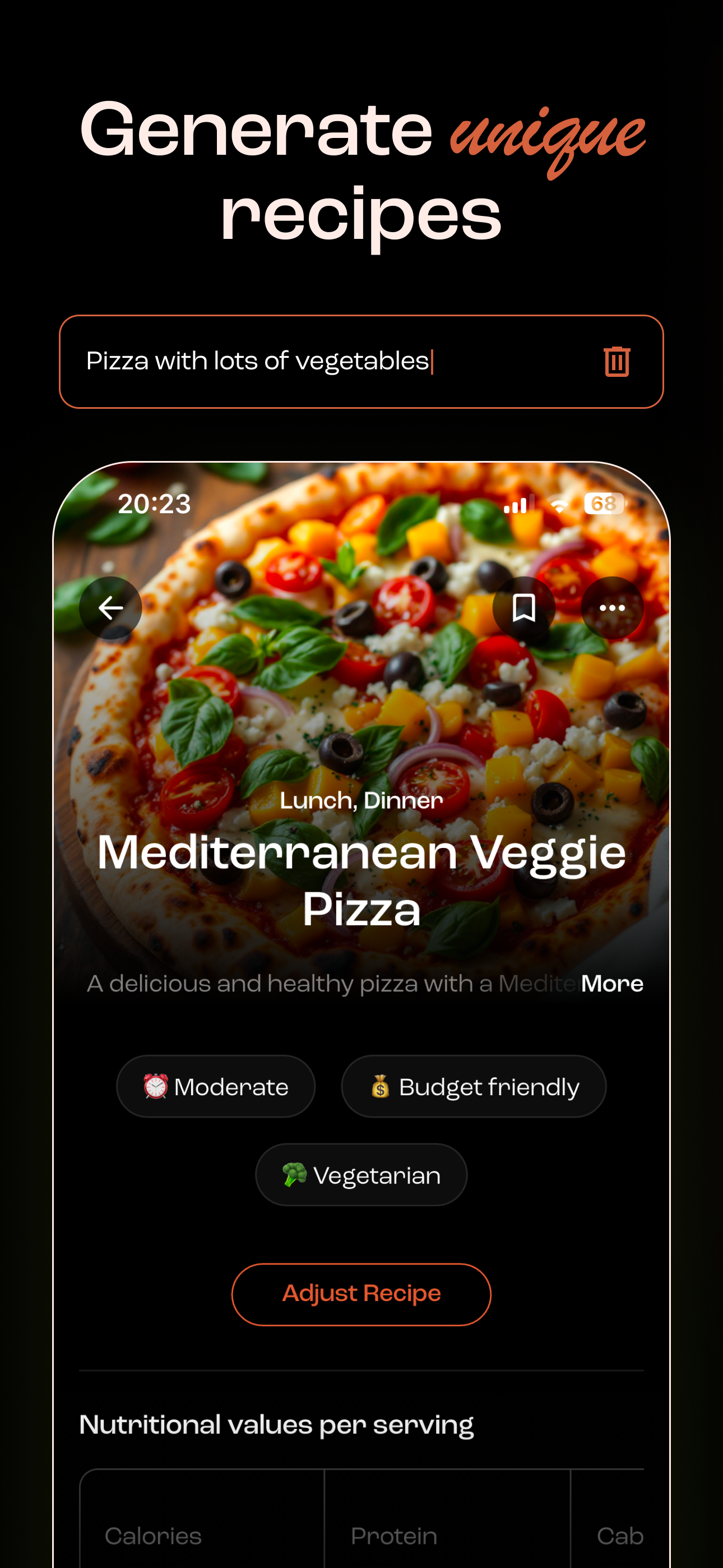 Infiniteat: AI Cooking Recipes