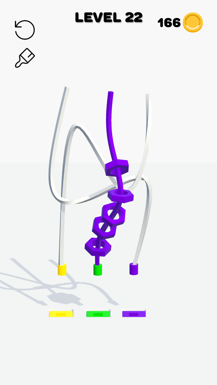 Twisted Screw 3D-Bolts Puzzle